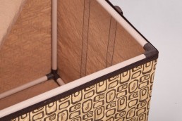 hometex clothing box with frame opened inside